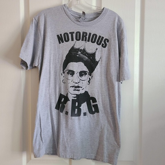 NOTORIOUS‎ R.B.G. Ruth Bader Ginsburg Graphic Tee Women's Size Large - Picture 1 of 6
